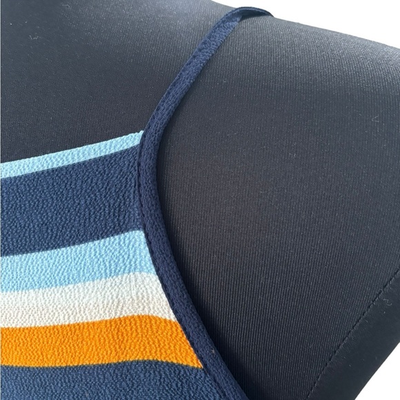 Monteau Spaghetti Strapped Multicolored Wrap-Front Mini Dress-size L (NWT) - Picture 6 of 6